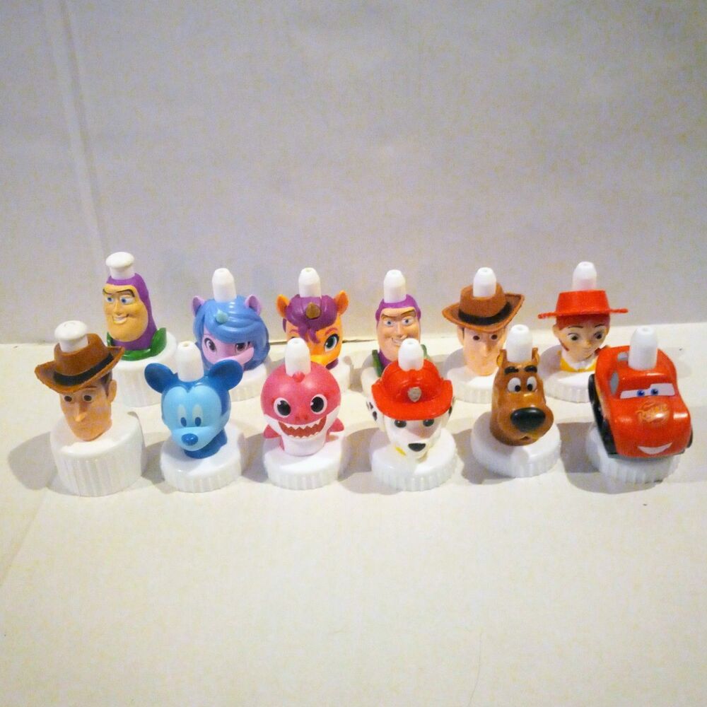 Good 2 Grow Juice Bottle Toppers-Lot Of 12-Milk Jug Lids-Disney-My Little Pony